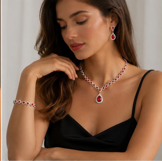 Set di Grazia™ – Collana, Orecchini e Bracciale